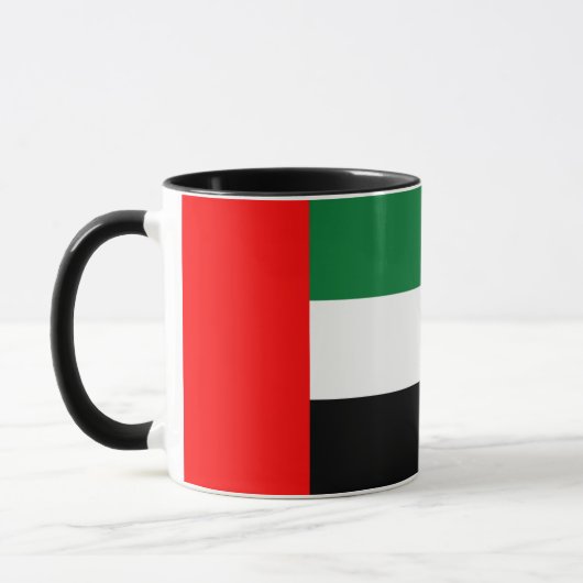 Combo-Tasse mit der Flagge der VAE Tasse (Links)