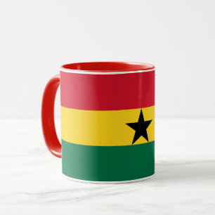 Combo-Tasse mit der Flagge Ghanas Tasse