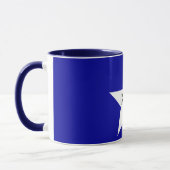 Combo-Tasse mit der Flagge von San Antonio Tasse (Links)