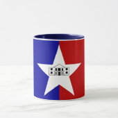 Combo-Tasse mit der Flagge von San Antonio Tasse (Zentrum)