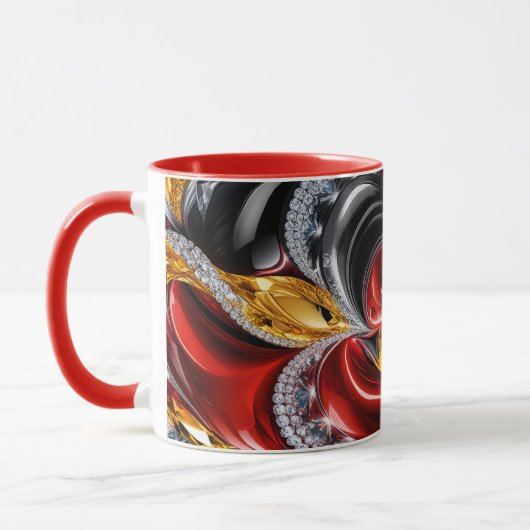 Combo-Tasse mit deutschen Farben Tasse (Links)
