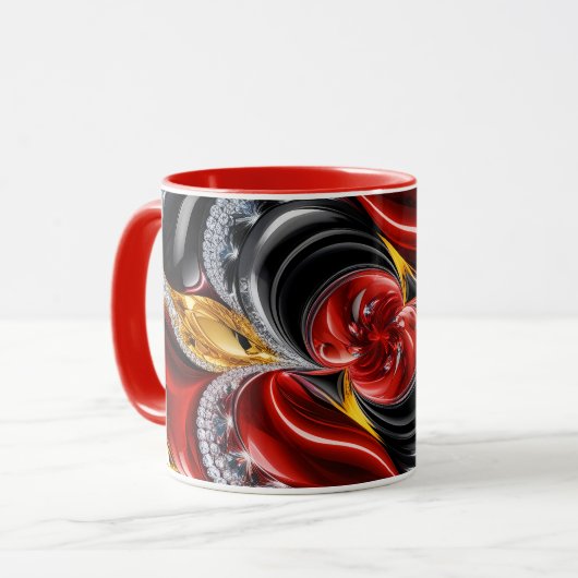 Combo-Tasse mit deutschen Farben Tasse (Vorderseite Links)