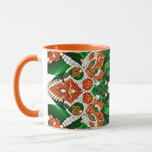 Combo-Tasse mit irischen Farben Tasse (Links)