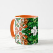 Combo-Tasse mit irischen Farben Tasse (Vorderseite Links)