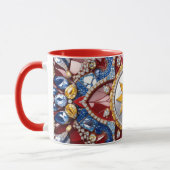 Combo-Tasse mit kolumbianischen Farben Tasse (Links)