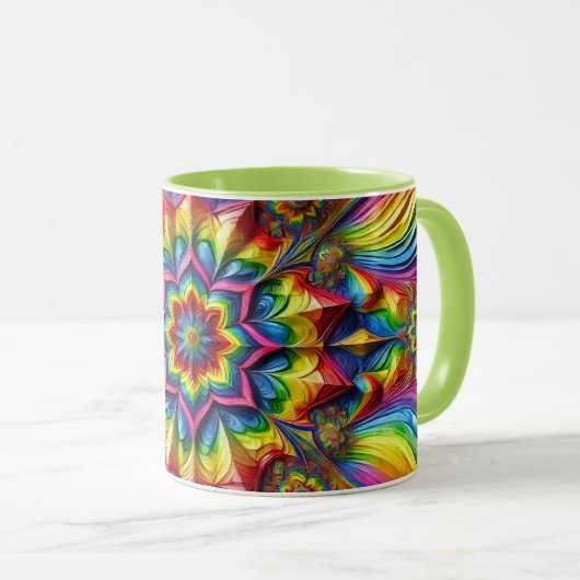 Combo-Tasse mit LGBTQ-Farben Tasse (VorderseiteRechts)