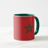 Combo-Tasse mit marokkanischer Flagge Tasse (VorderseiteRechts)