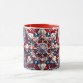 Combo-Tasse mit norwegischen Farben Tasse (Zentrum)