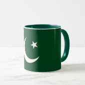 Combo-Tasse mit pakistanischer Flagge Tasse (VorderseiteRechts)