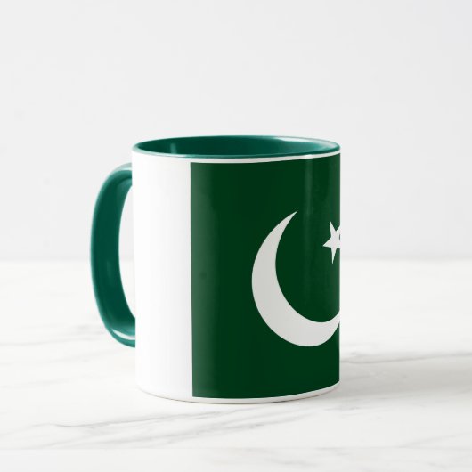 Combo-Tasse mit pakistanischer Flagge Tasse (Vorderseite Links)