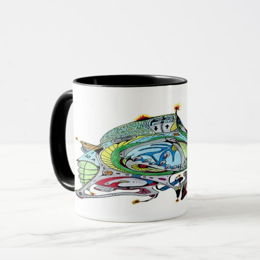 Combo-Tasse mit Raumfahrttechnik 1 a.1 Tasse (Vorderseite Links)