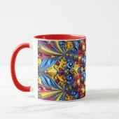 Combo-Tasse mit rumänischen Farben Tasse (Links)