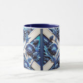 Combo-Tasse mit schottischem Thistles Design Tasse (Zentrum)