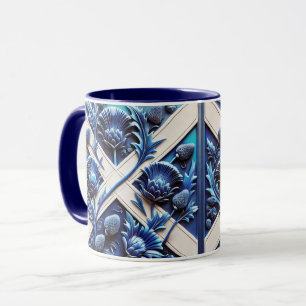 Combo-Tasse mit schottischem Thistles Design Tasse