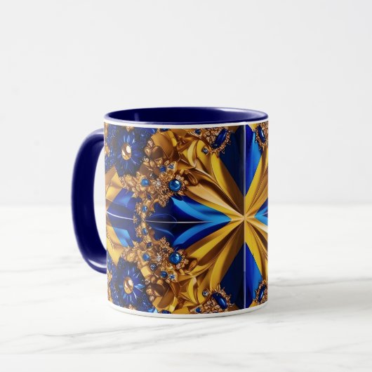 Combo-Tasse mit Schweden Colors Tasse (Vorderseite Links)