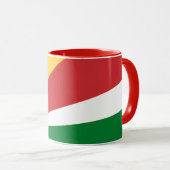 Combo-Tasse mit Seychellen-Farben Tasse (VorderseiteRechts)
