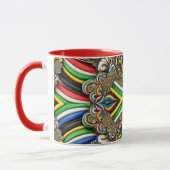 Combo-Tasse mit südafrikanischen Farben Tasse (Links)
