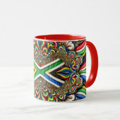 Combo-Tasse mit südafrikanischen Farben Tasse (VorderseiteRechts)