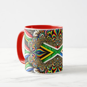 Combo-Tasse mit südafrikanischen Farben Tasse