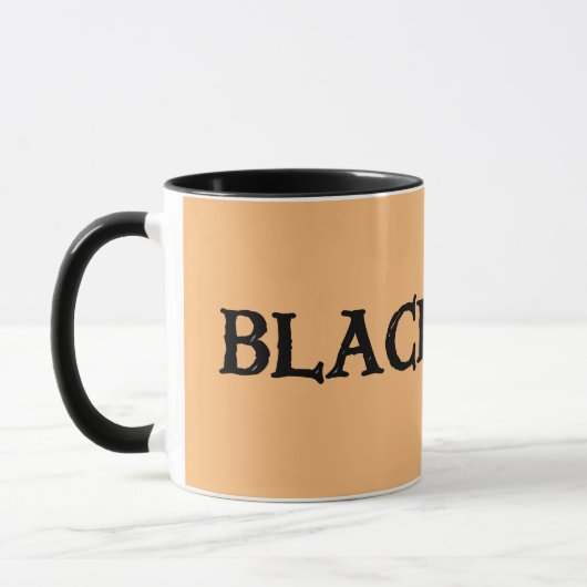 Combo-Tasse Schwarz und Tan Tasse (Links)