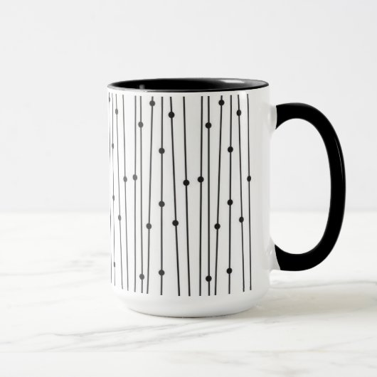 Combo-Tasse Schwarz/Weiß Tasse (Rechts)