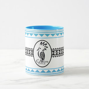 Combo-Tasse Tribal Cagou-Style blau Tasse