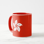 Combo-Tasse unter der Flagge Hongkongs Tasse (Vorderseite Links)