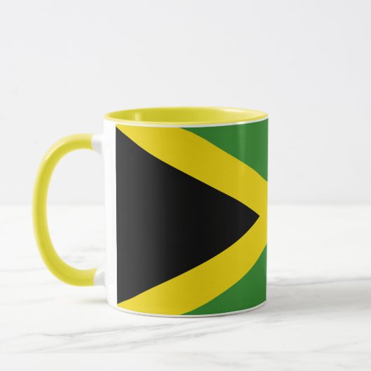 Combo-Tasse unter der Flagge Jamaikas Tasse (Links)