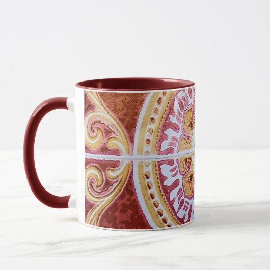 Combo Vintage-Stil-Tasse -2 Tasse (Links)