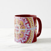 Combo Vintage-Stil-Tasse -2 Tasse (VorderseiteRechts)