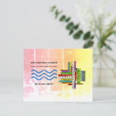 Combo wählt nicht, beschwert sich nicht; starke Fr Postkarte (Stehend Vorderseite)