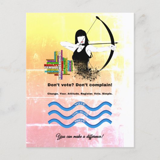 Combo Weibliche Bogenschütze, starke Frauen und Wä Flyer (Vorne)