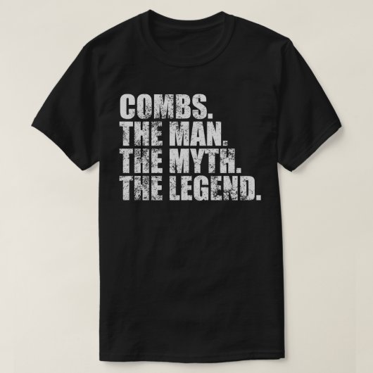 CombsCombs Familienname Combs Nachname Combs Name T-Shirt (Design vorne)