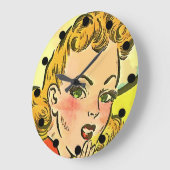 Comci Book Brenda Starr Große Wanduhr (Winkel)