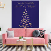 Come And Behold Him | Christmas Canvas Print Leinwanddruck (Insitu (Wohnzimmer))