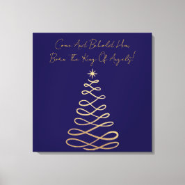Come And Behold Him | Christmas Canvas Print Leinwanddruck