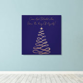 Come And Behold Him | Christmas Canvas Print Leinwanddruck (Insitu (Holzboden))