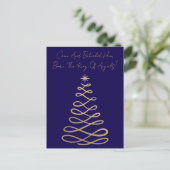Come And Behold Him | Christmas Postcard Postkarte (Stehend Vorderseite)