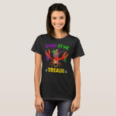 Come At Me Breaux Crawfish Beads Mardi Gras 2023 N T-Shirt (Vorne ganz)
