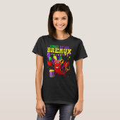Come At Me Breaux Crawfish US Flag Mardi Gras Carn T-Shirt (Vorne ganz)