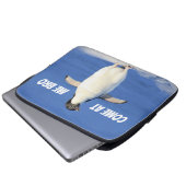 Come at Me Bro Funny Meme Penguin Laptopschutzhülle (Vorne Knopf)