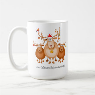 Come Celebrate Christmas with Us by premora Kaffeetasse