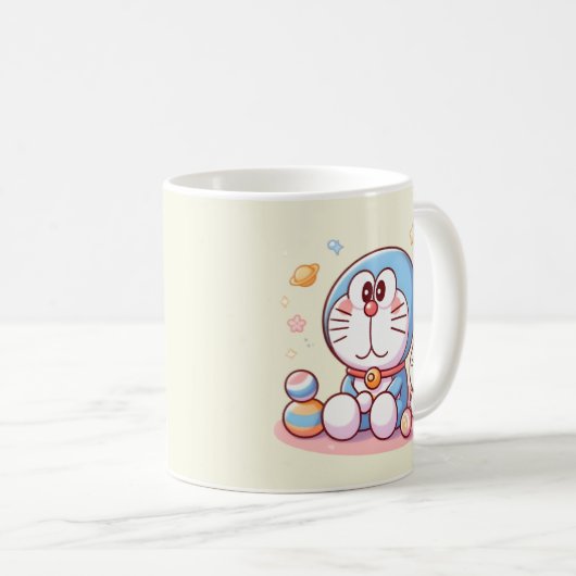 Come Come Cat And Doraemon Kaffeetasse (VorderseiteRechts)