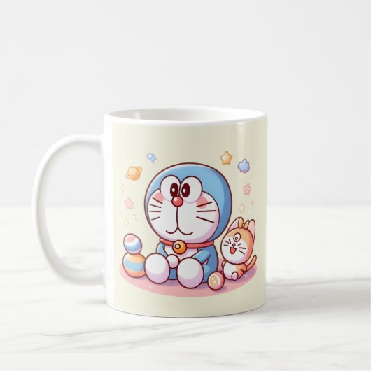 Come Come Cat And Doraemon Kaffeetasse (Links)
