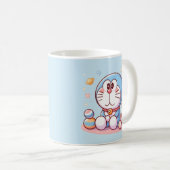 Come Come Cat And Doraemon Kaffeetasse (VorderseiteRechts)