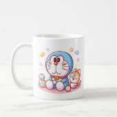 Come Come Cat And Doraemon Kaffeetasse (Links)