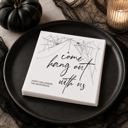 Come Hang mit uns Halloween-Party Napkins Serviette