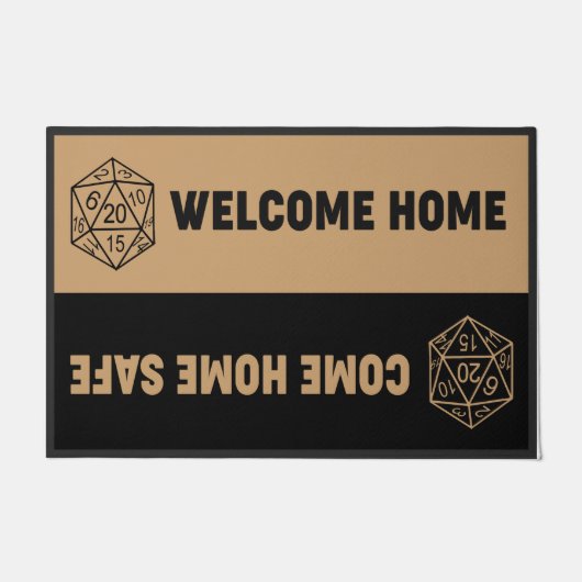  Come Home Safe And Welcome Home Doormat Fußmatte (Vorderseite)