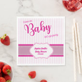 Come on Baby Lasse Go Party Pink und Black Doll Serviette (Beispiel)