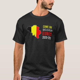 Come on Belgium, Euros 2020 2021 Fans Graphic T-Shirt